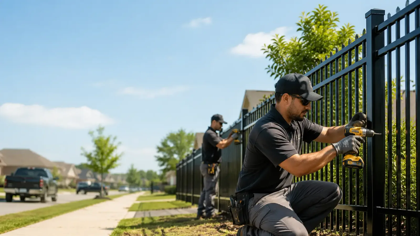Metal Fence Installation in Uxbridge, MA